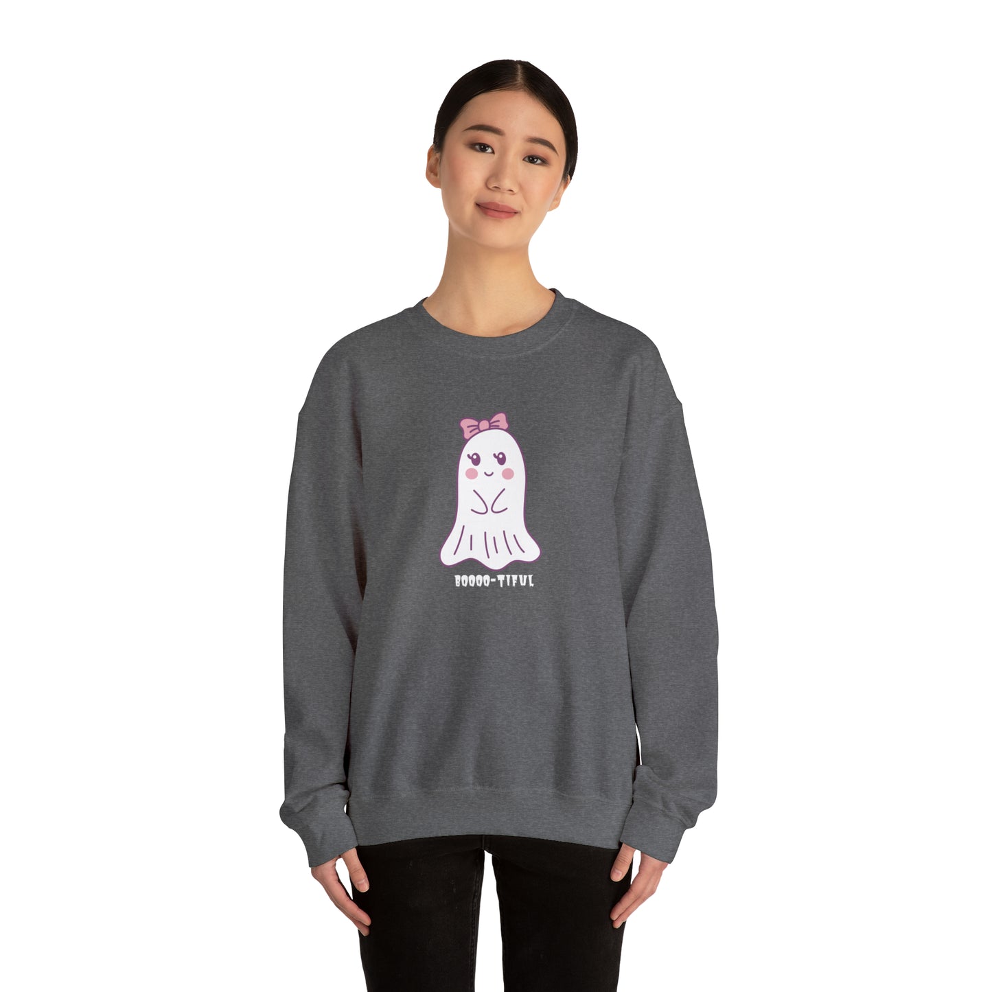 Unisex Cute Ghost Boooo-Tiful Fall Sweatshirt