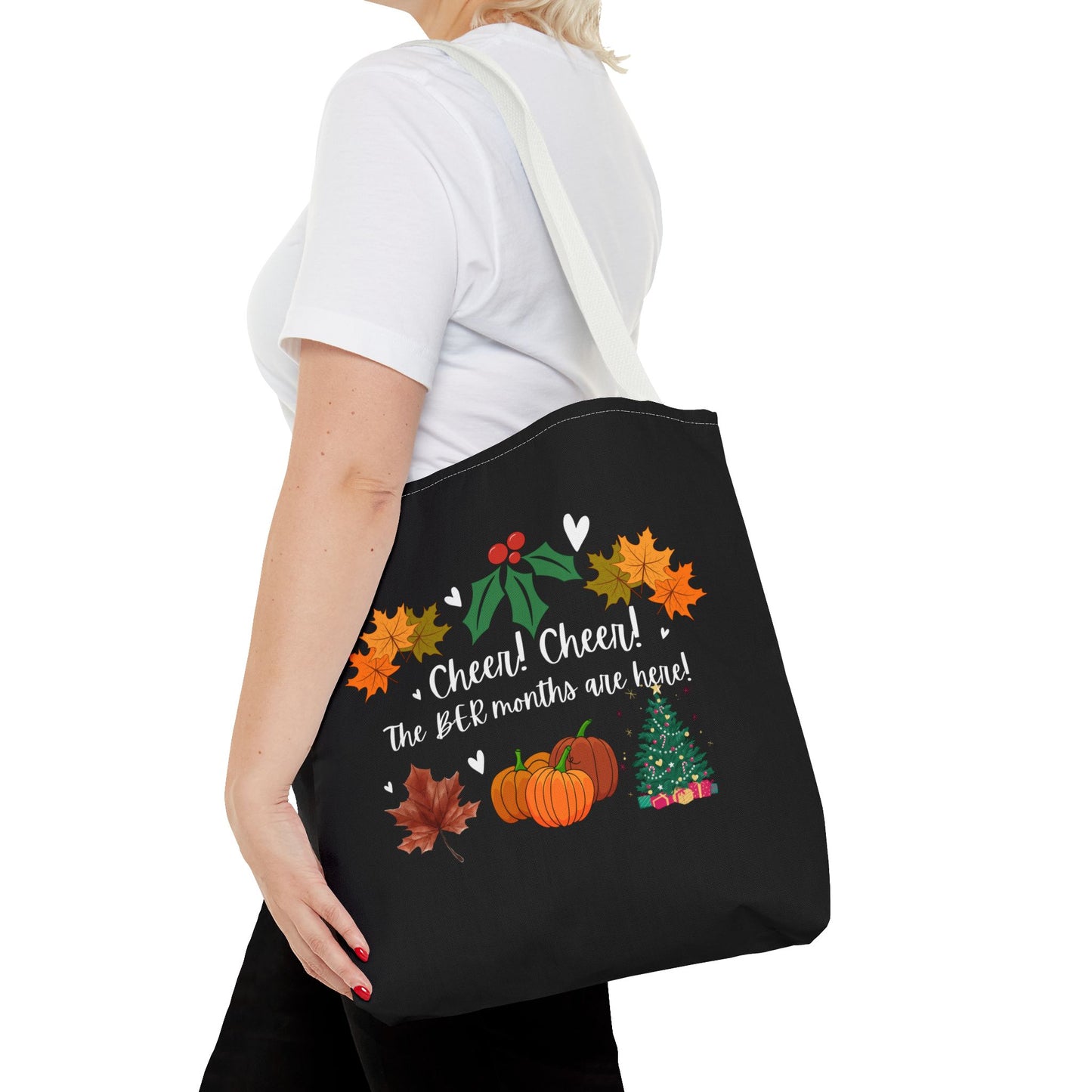 Unisex BER Months Tote Bag Autumn Tote Fall Tote Bag September Tote October Tote Bag November Bag December Tote Bag Favorite Months Tote Bag