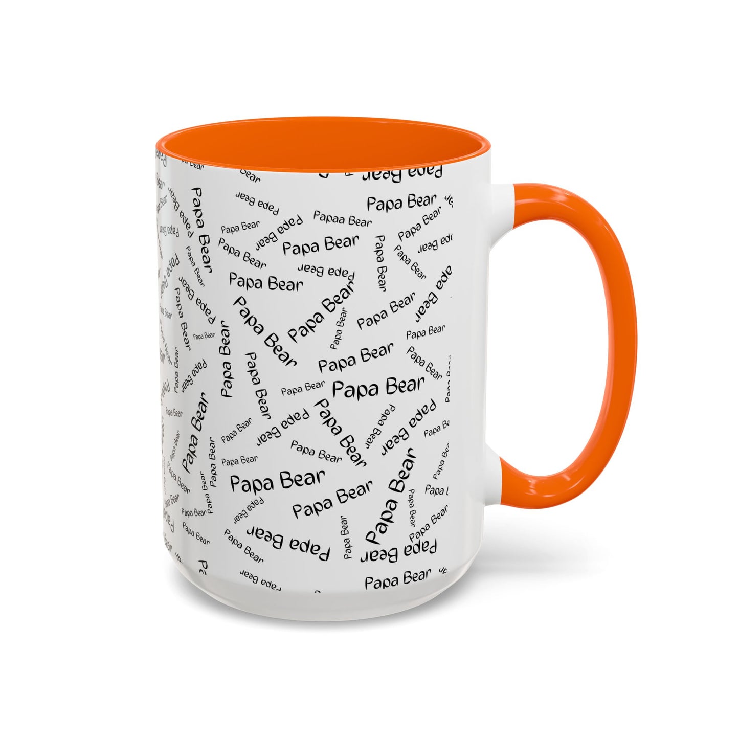 11oz/15oz Papa Bear Word Scramble Coffee Mug