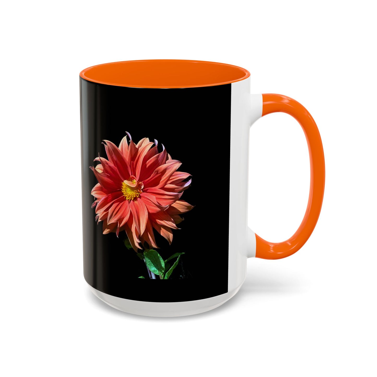11oz/15oz Dahlia Flower Coffee Mug