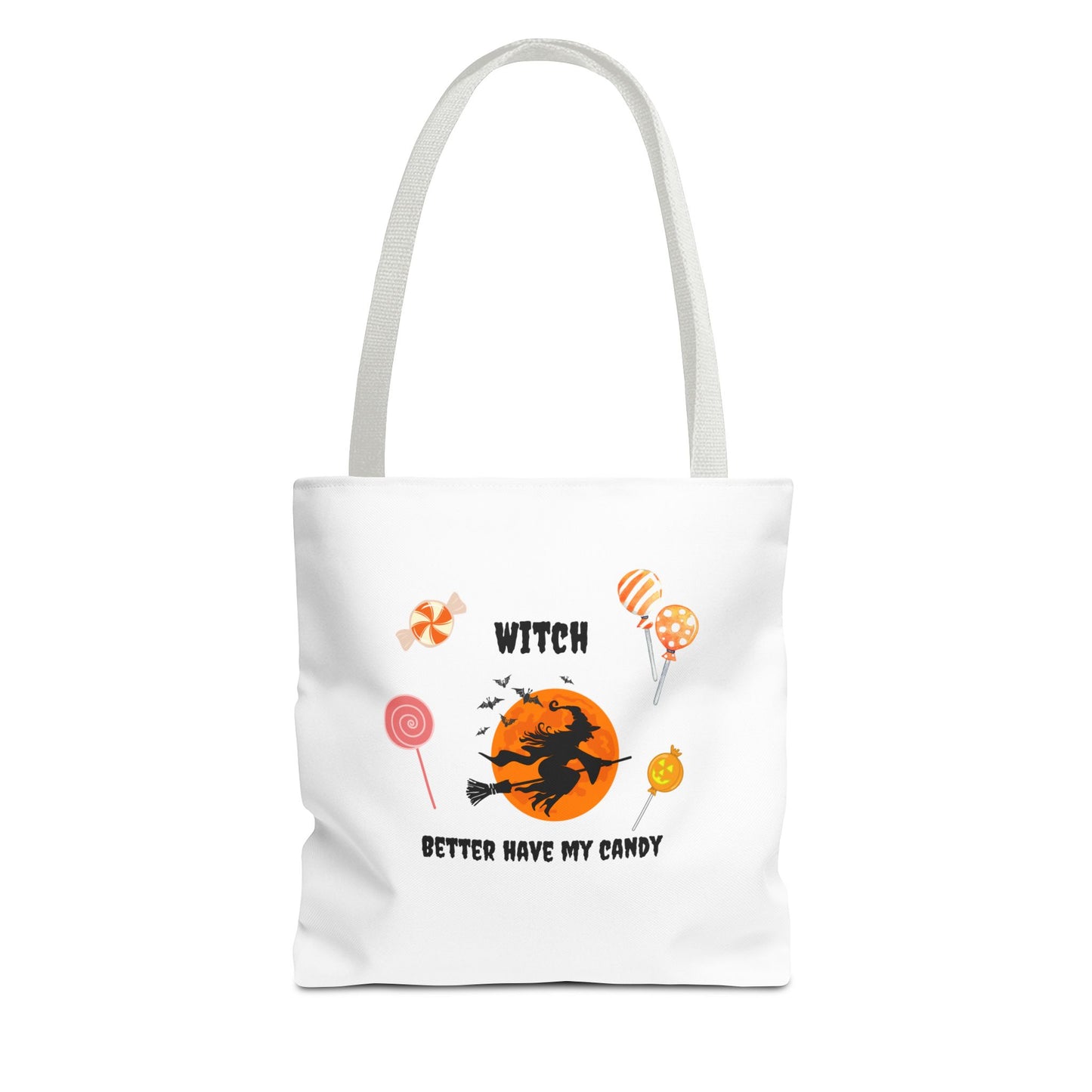 Halloween Tote Bag Spooky Season Trick or Treating Candy Bag Fall Themed Reusable Lunch Tote