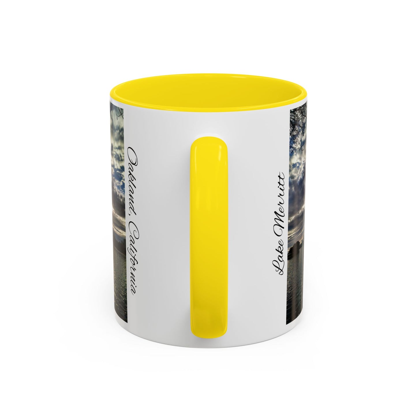 11oz/15oz Two Tone Lake Merritt, Oakland California San Francisco Bay Area Keepsake Coffee Mug