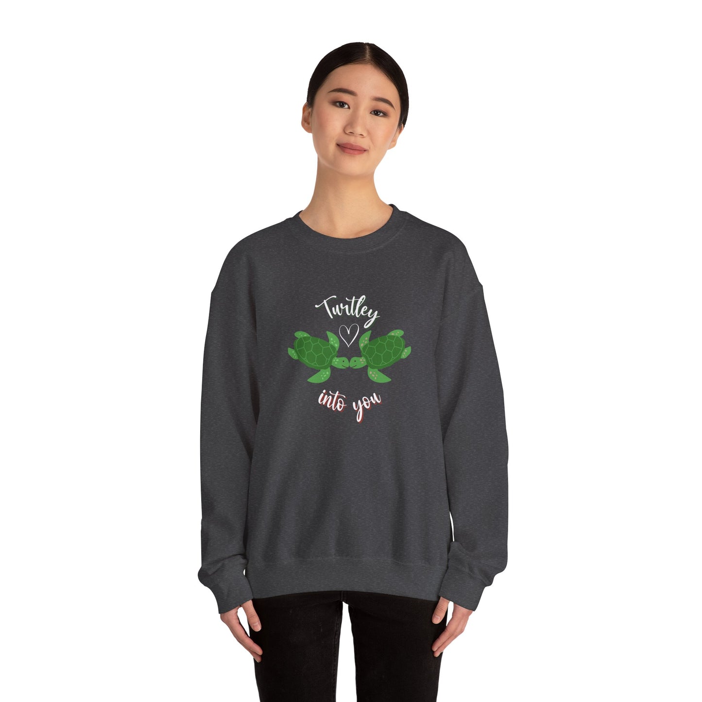 Unisex Cute Turtle Lover Turtley Into You Sweatshirt