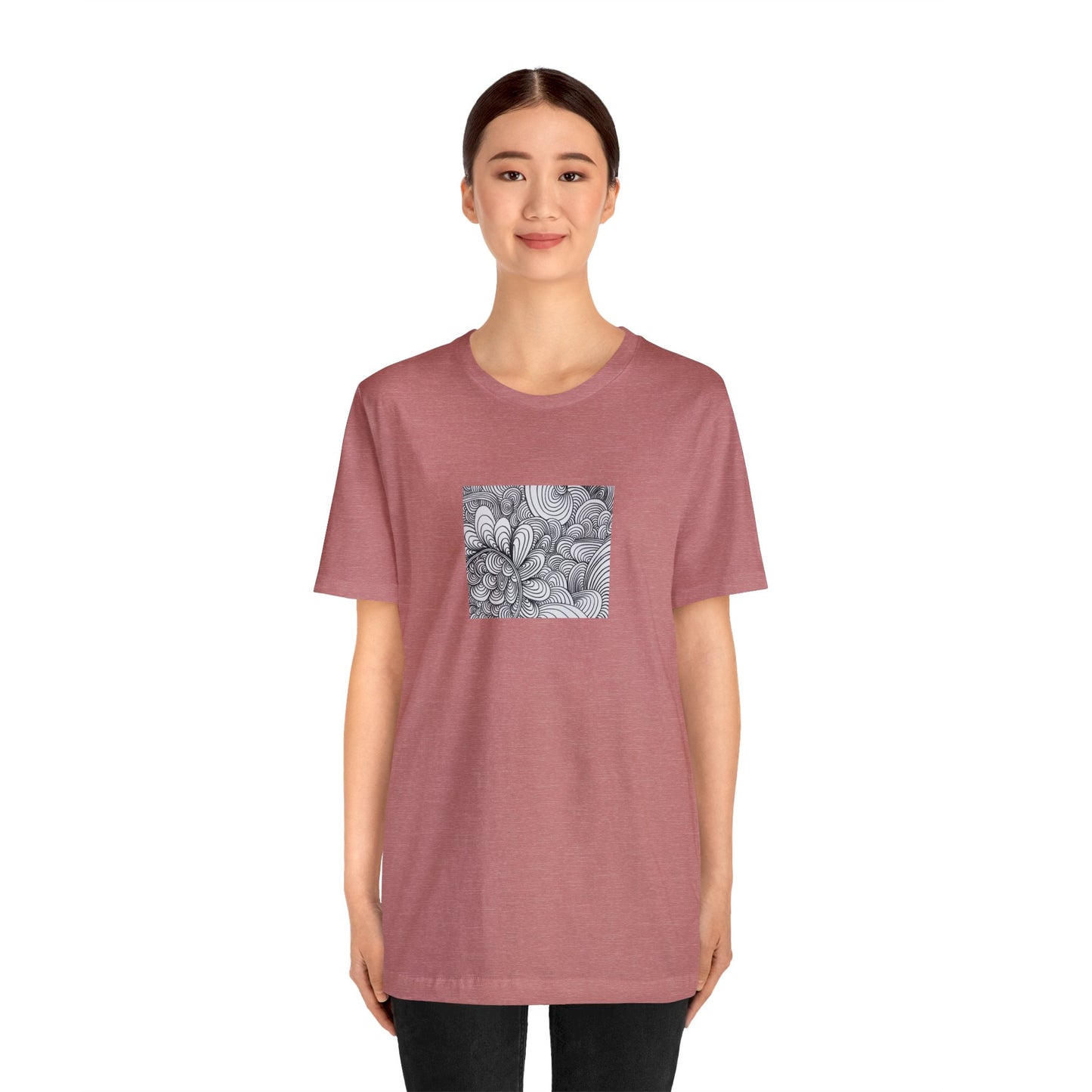 Unisex Original Art T-Shirt - Apricots Noir