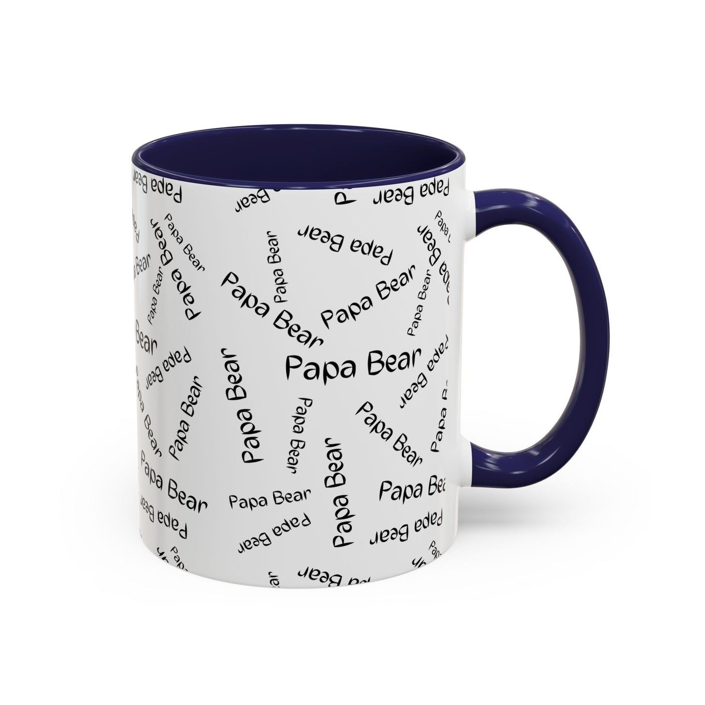 11oz/15oz Papa Bear Word Scramble Coffee Mug