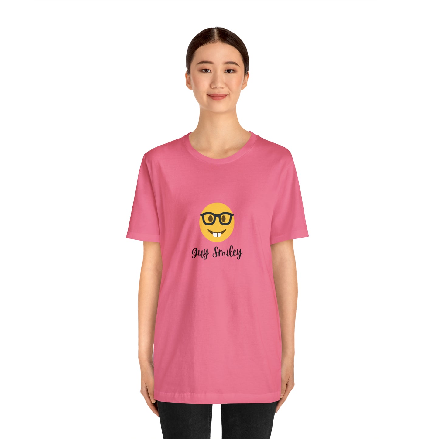 Unisex Jersey Short Sleeve Guy Smiley T-Shirt