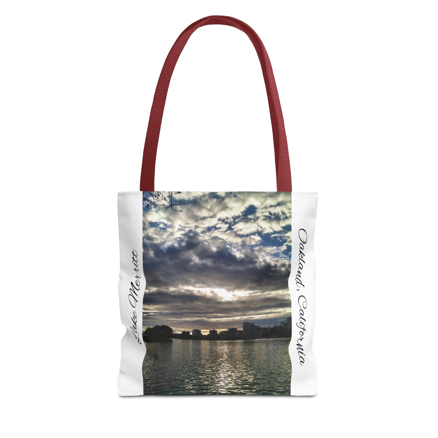 Unisex Travel Tote Lake Merritt Scenic View Oakland California Bay Area Keepsake Reusable Grocery Tote Yoga Bag Traveler Gift Scenic View