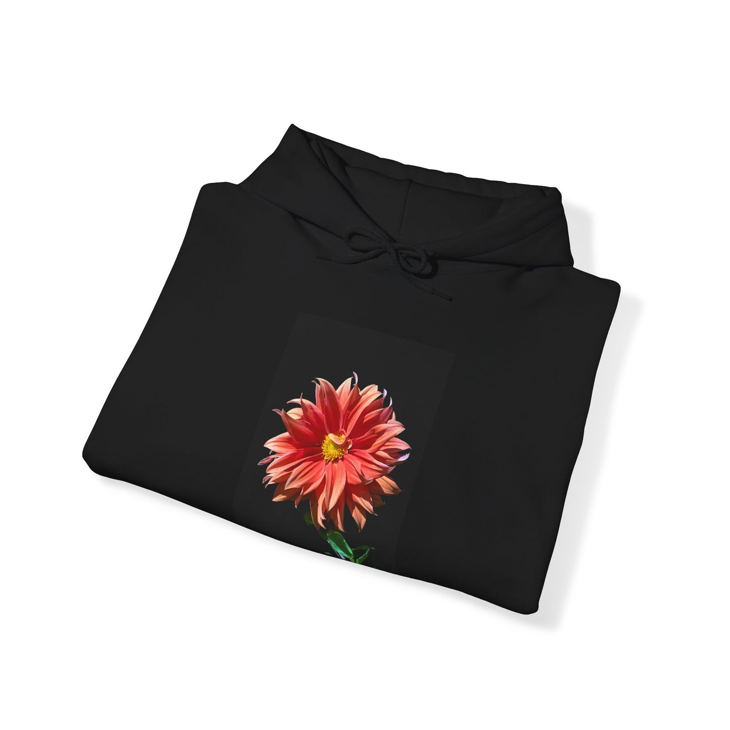 Unisex Heavy Blend™  Dahlia Flower Hooded Sweatshirt