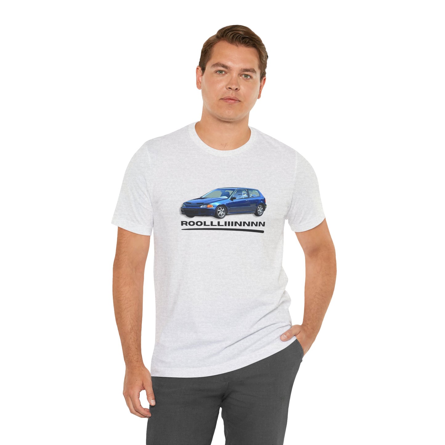 Unisex Jersey Short Sleeve Rolllllin Civic Hatchback Appreciation T-Shirt
