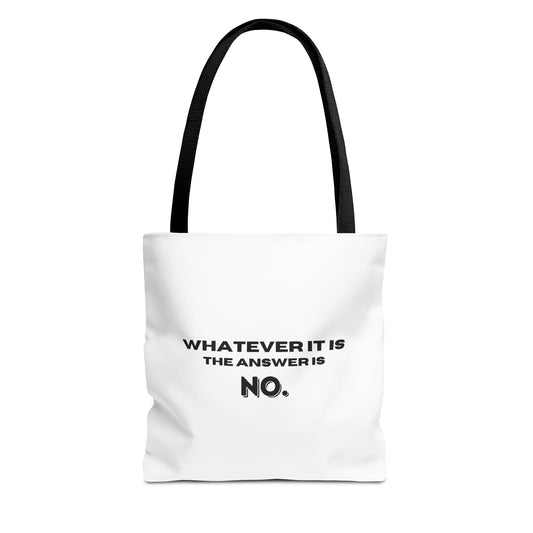 Unisex Self Love Positve Vibes Say NO Tote Bag Positive Mental Health Awareness Tote Bag