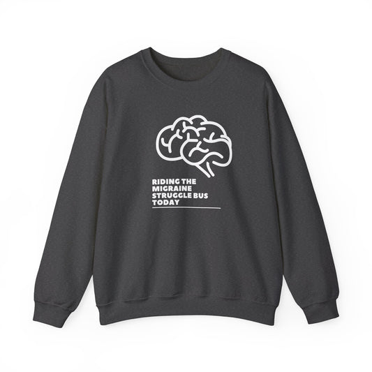 Unisex Migraine Day Invisible Illness Warrior Sweatshirt