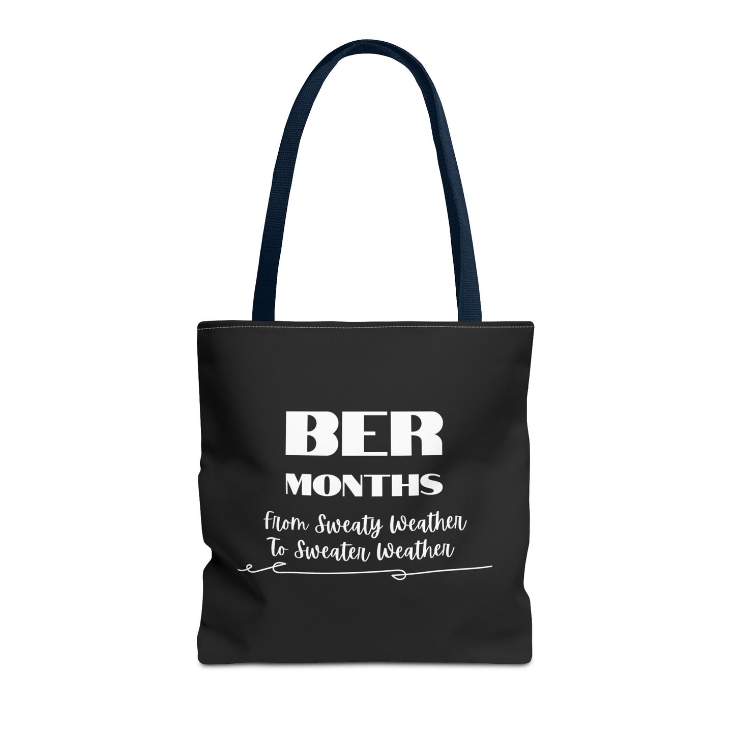 Unisex BER Months Tote Bag Autumn September October November December Tote Bag Favorite Months Tote Bag