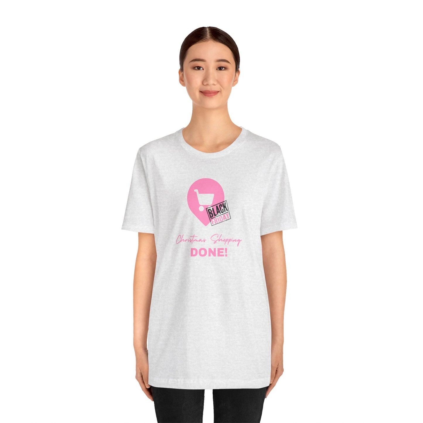 Unisex Jersey Short Sleeve Black Friday Christmas Shopping T-Shirt