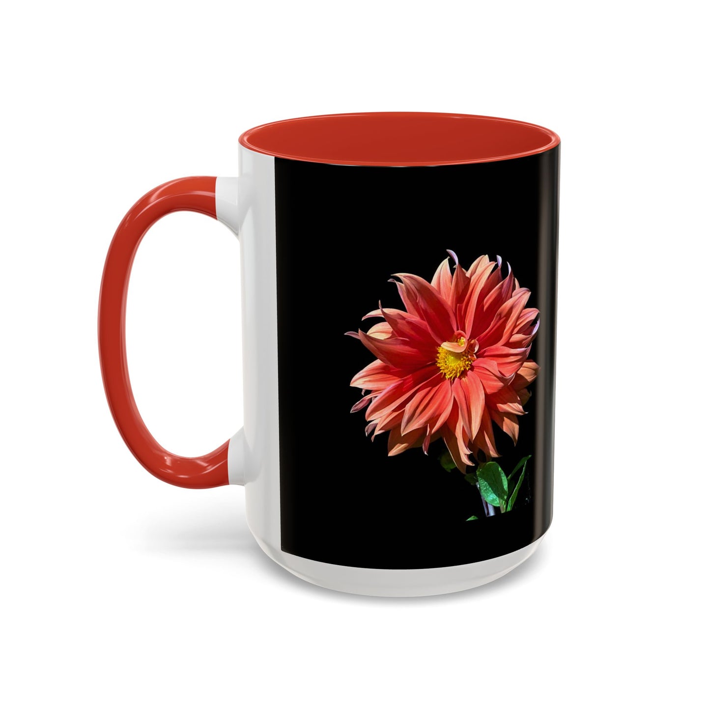 11oz/15oz Dahlia Flower Coffee Mug