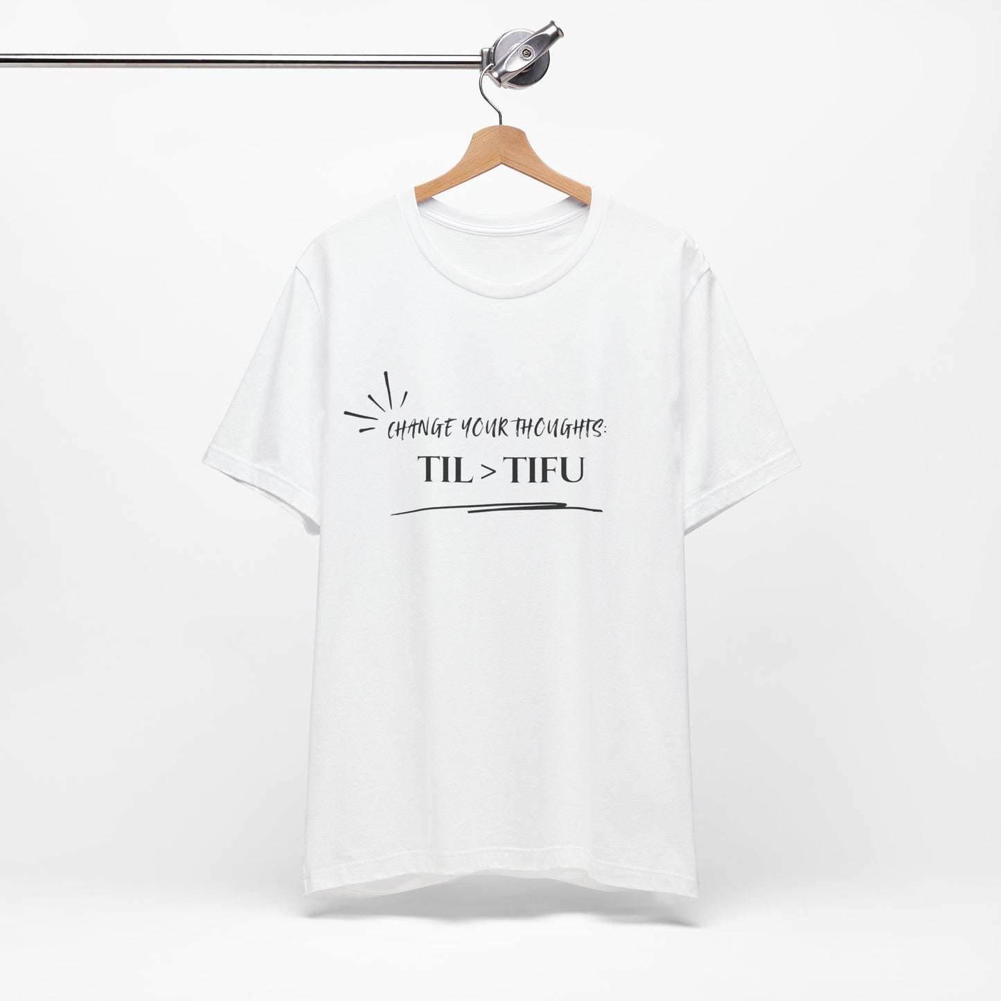 Unisex Self Love Positive Self Talk and Thoughts Mental Health Awareness and Positivity T-Shirt TIL>TIFU