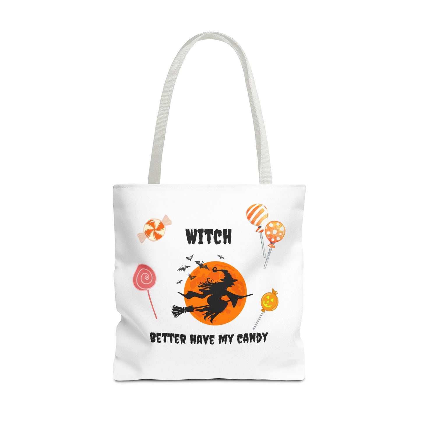 Halloween Tote Bag Spooky Season Trick or Treating Candy Bag Fall Themed Reusable Lunch Tote