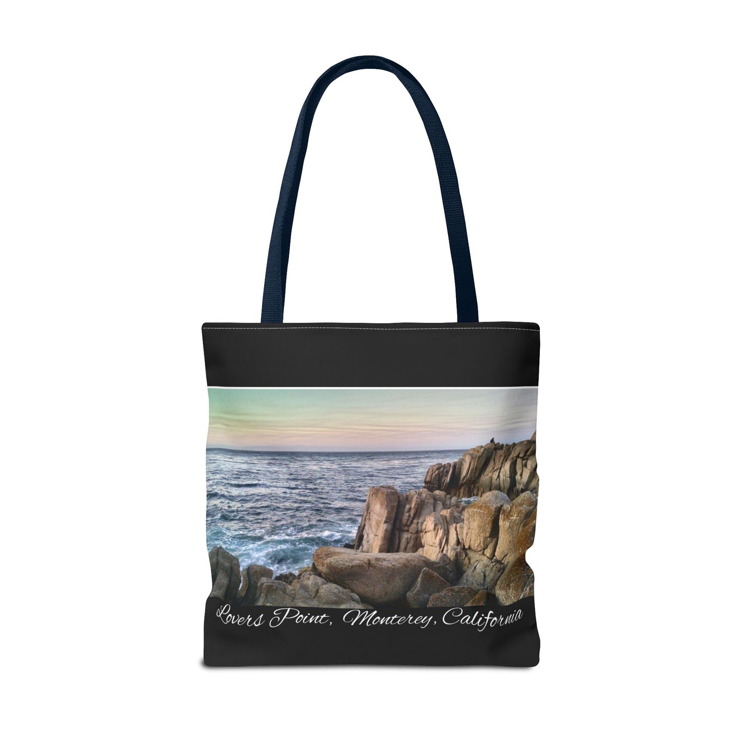 Unisex Travel Tote Bag Monterey California Scenic View Lovers Point Bay Area Keepsake Tote Bag Ocean View Nature Inspired Travel Gift Idea