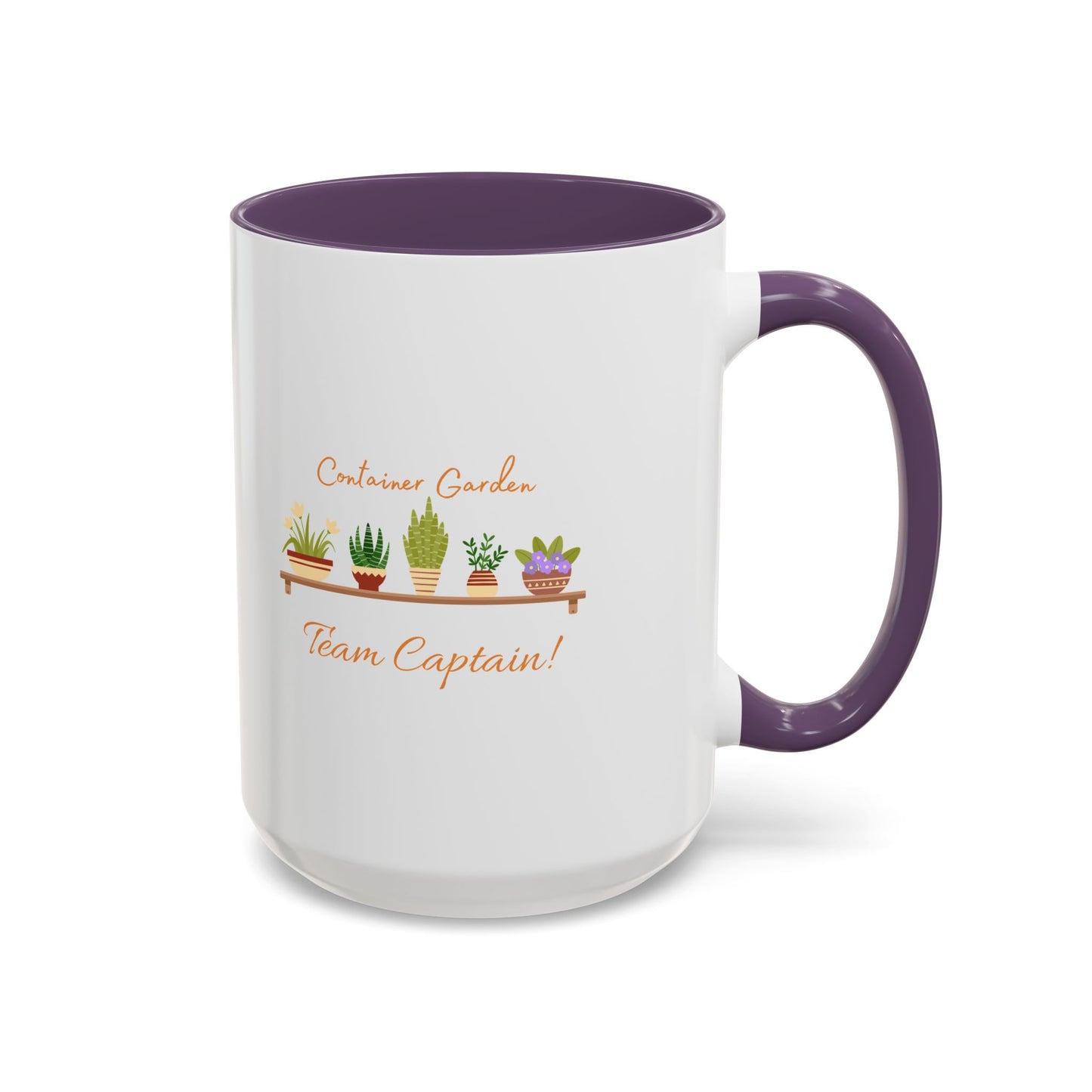 11oz/15oz Garden Themed Container Garden Team Captain Plant Parent Coffee Mug