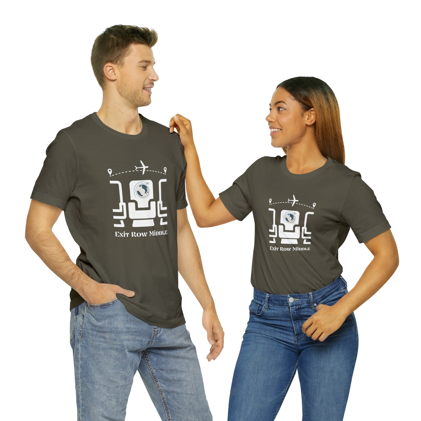 Unisex Jersey Short Sleeve Exit Row Middle T-Shirt