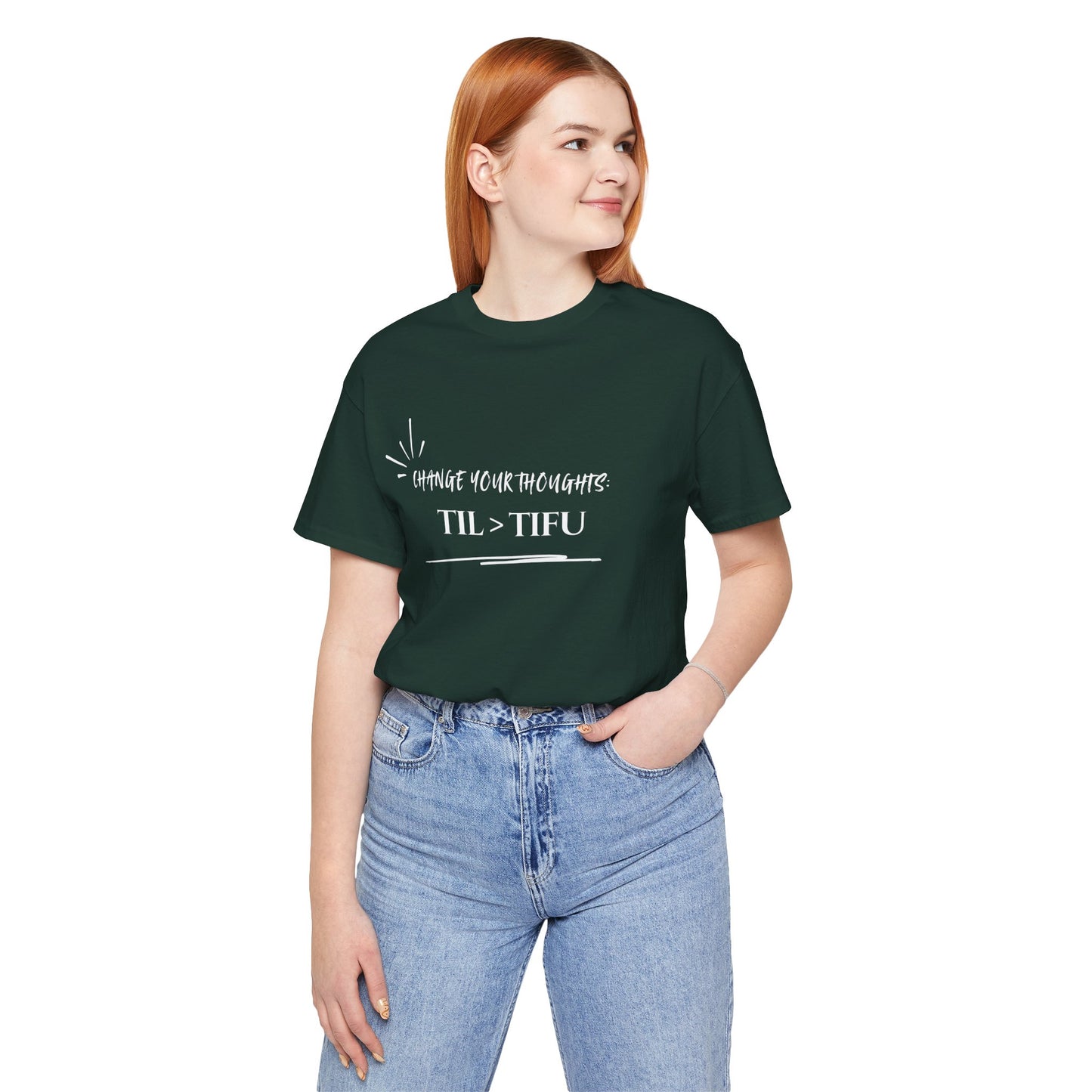 Unisex Self Love Positive Self Talk and Thoughts Mental Health Awareness and Positivity T-Shirt TIL>TIFU