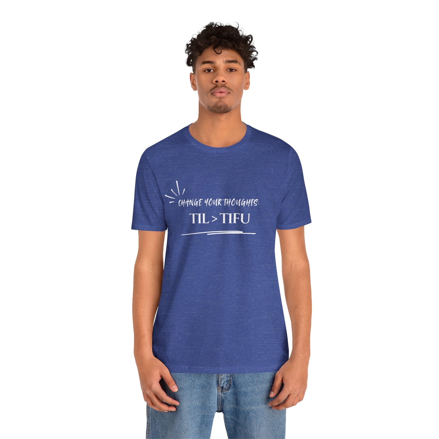 Unisex Self Love Positive Self Talk and Thoughts Mental Health Awareness and Positivity T-Shirt TIL>TIFU
