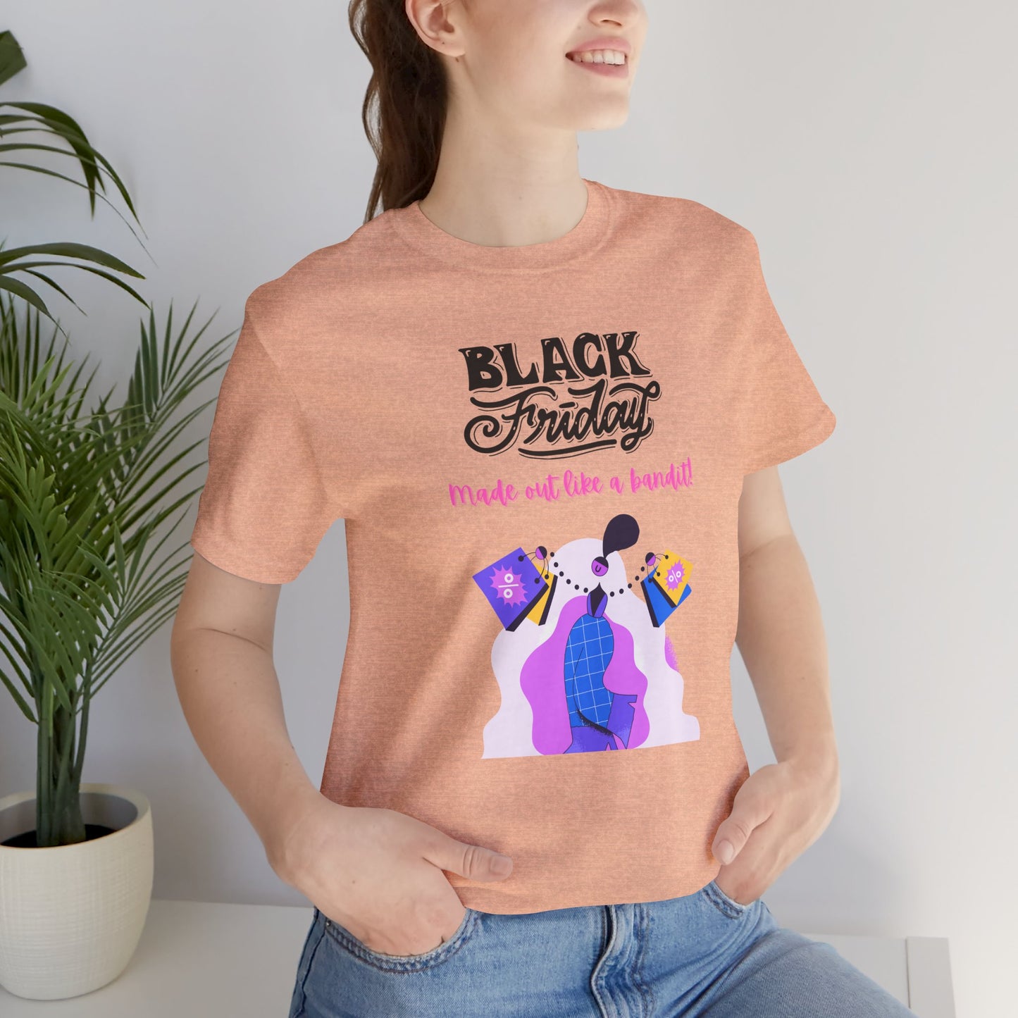 Unisex Jersey Short Sleeve Black Friday Sales T-Shirt