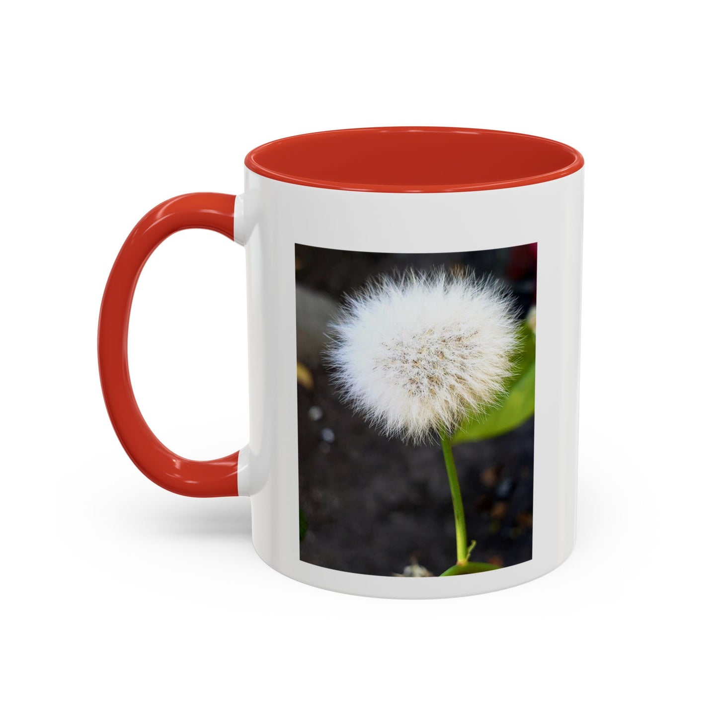 11oz. Garden Themed Dandelion Two Tone Coffee Mug