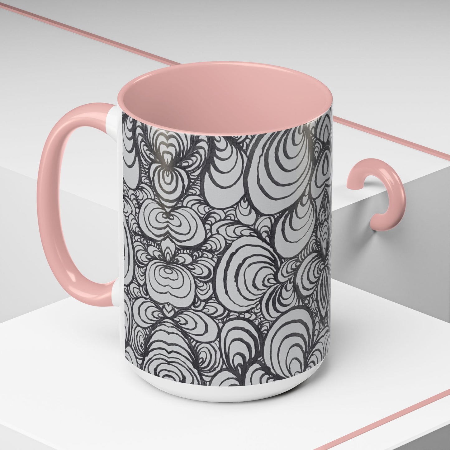 11oz/15oz Original Line Art Mug - Puzzle Panels 1