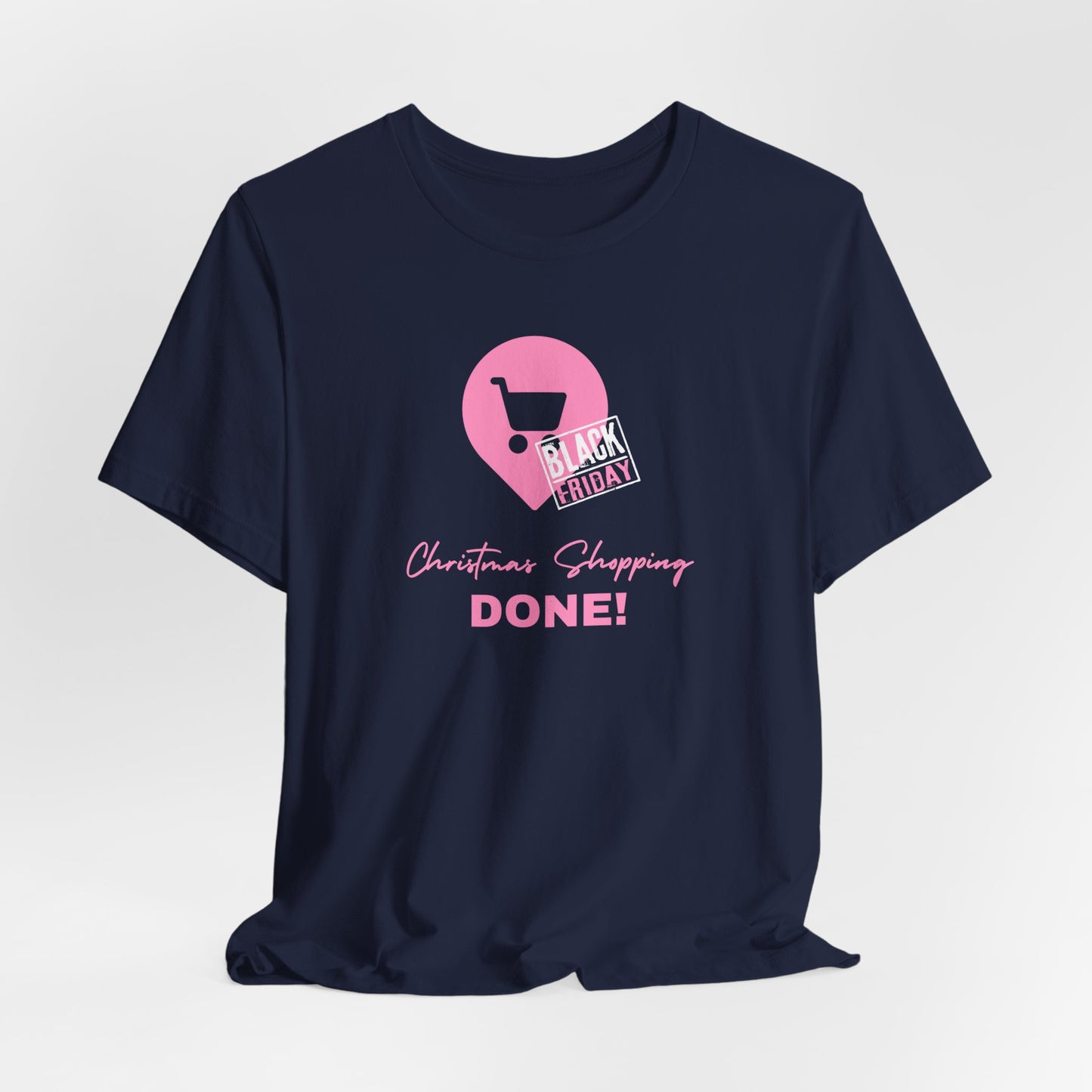 Unisex Jersey Short Sleeve Black Friday Christmas Shopping T-Shirt