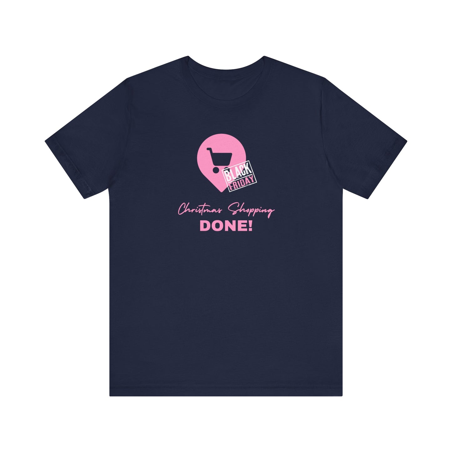 Unisex Jersey Short Sleeve Black Friday Christmas Shopping T-Shirt