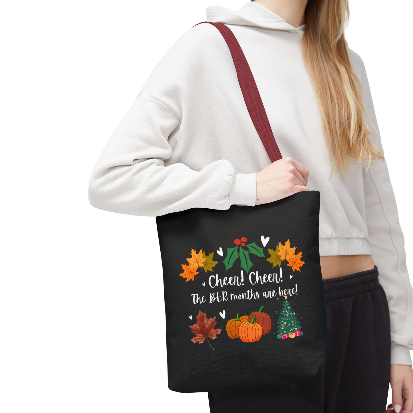 Unisex BER Months Tote Bag Autumn Tote Fall Tote Bag September Tote October Tote Bag November Bag December Tote Bag Favorite Months Tote Bag