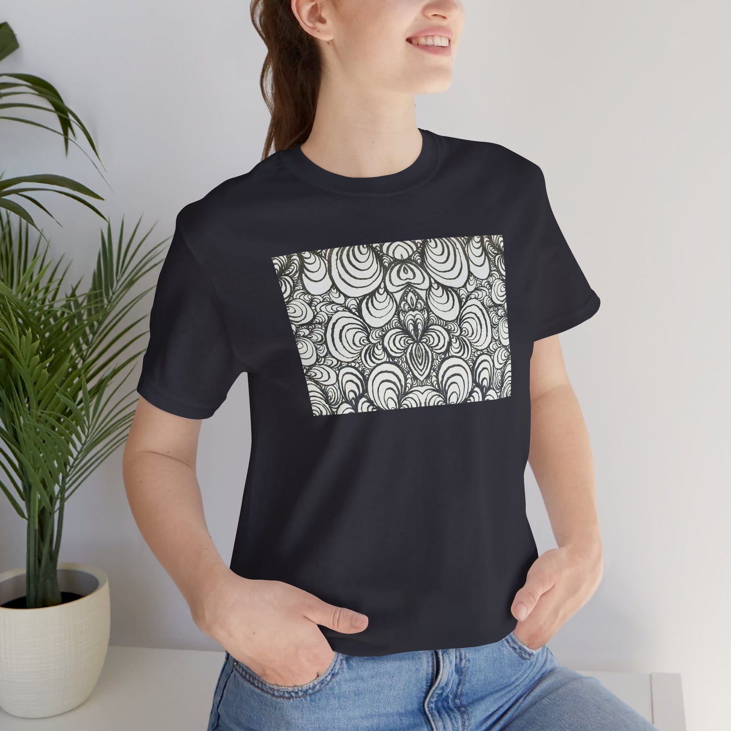 Unisex Original Line Art T-Shirt - Puzzle Panels 1