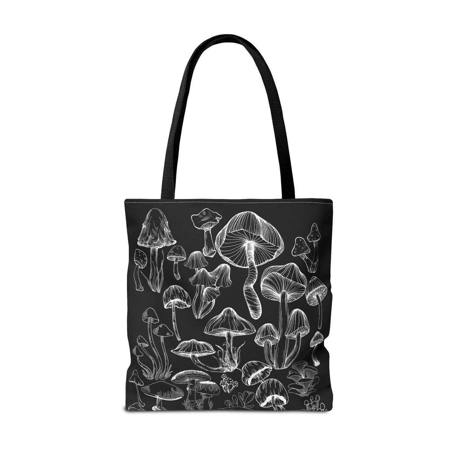 Unisex Mushroom Lover Fungi Print Toadstool Mycology Tote Bag