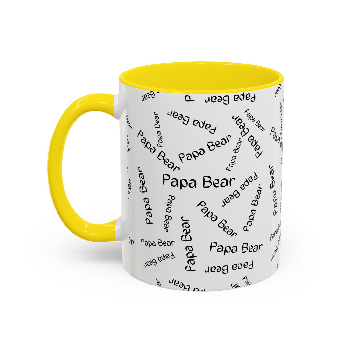 11oz/15oz Papa Bear Word Scramble Coffee Mug
