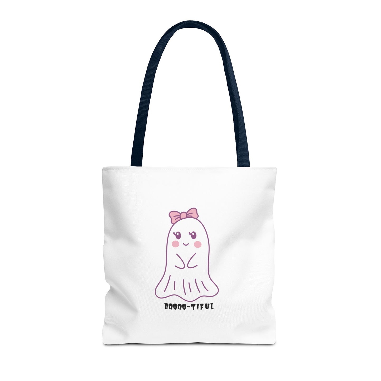 Cute Ghost Halloween Lover Spooky Season Tote Trick or Treating Candy Bag Fall Themed Reusable Lunch Tote