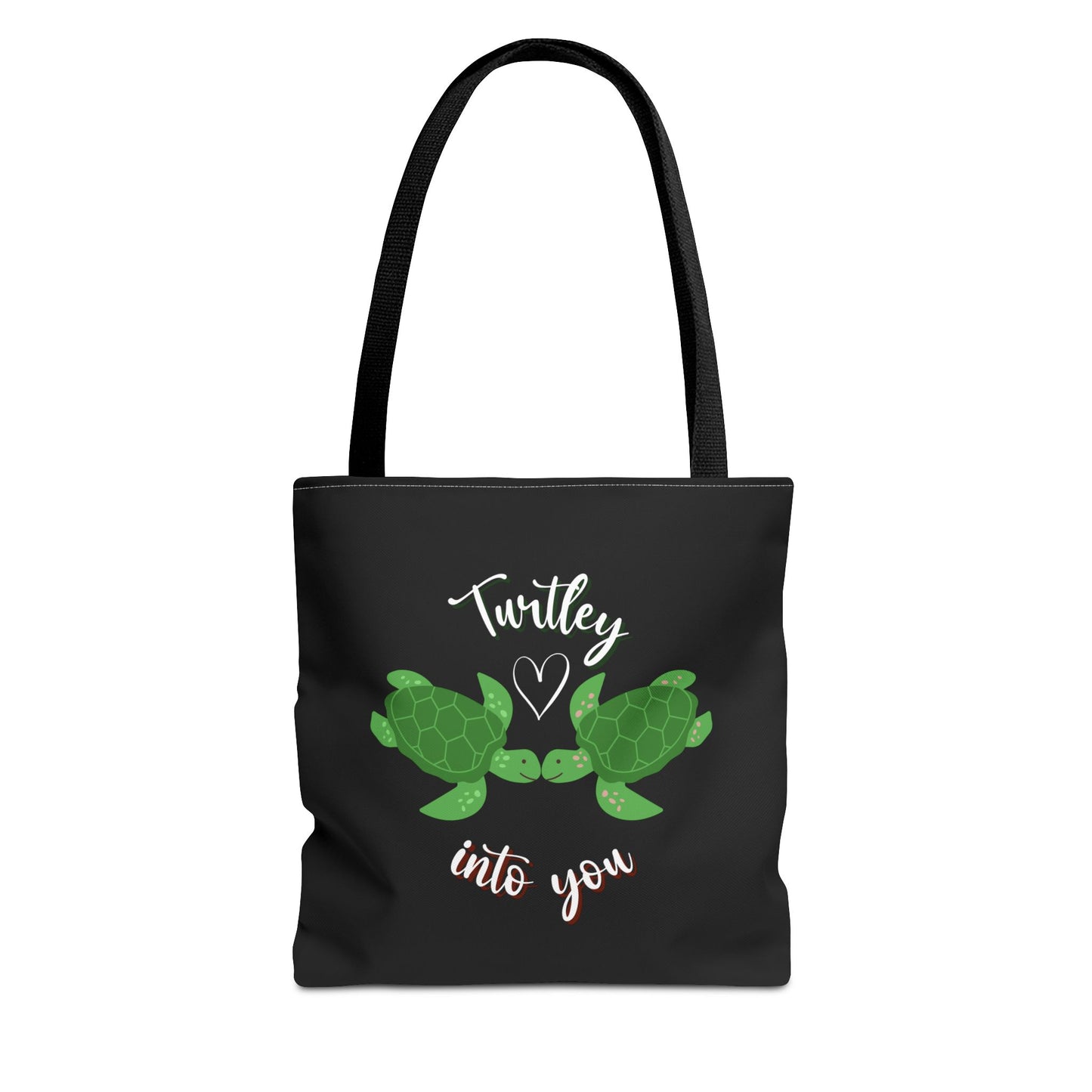 Unisex Cute Turtle Lover Turtley Into You Tote Bag