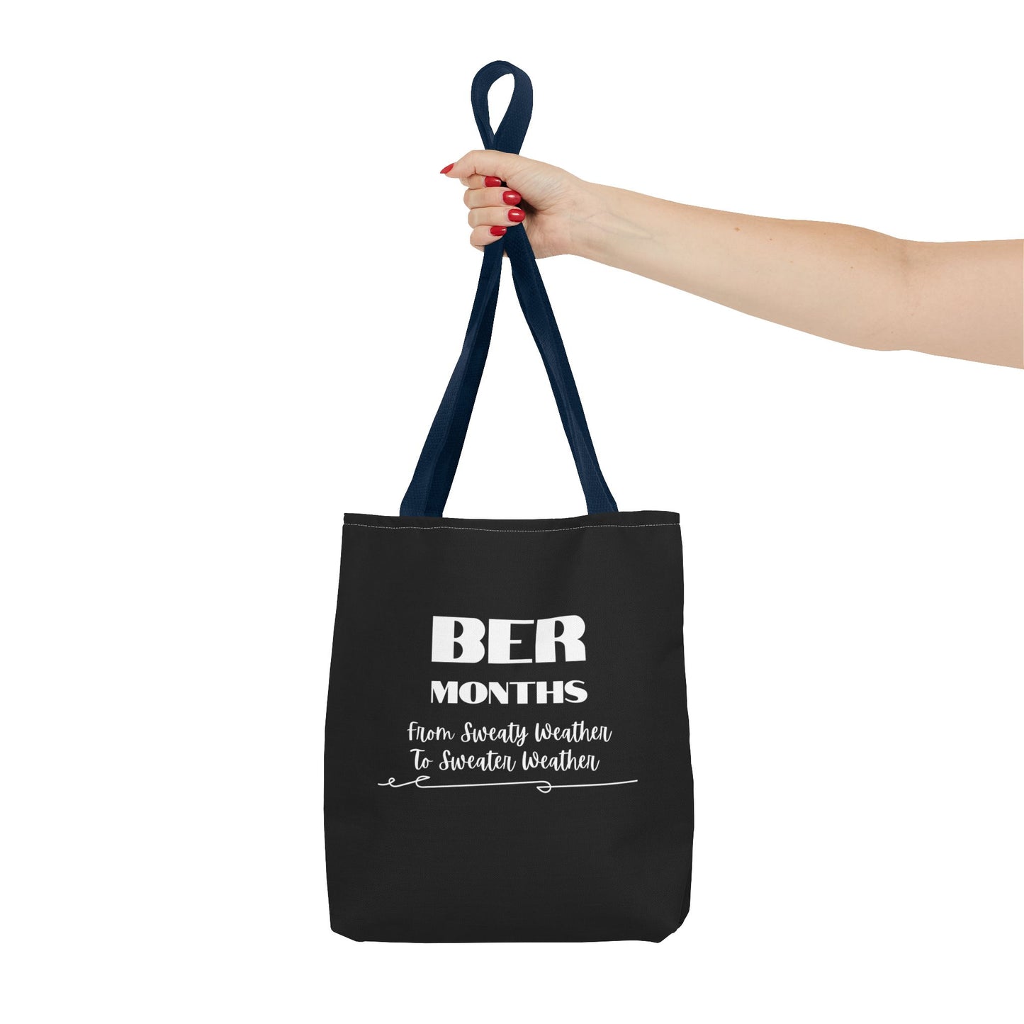 Unisex BER Months Tote Bag Autumn September October November December Tote Bag Favorite Months Tote Bag