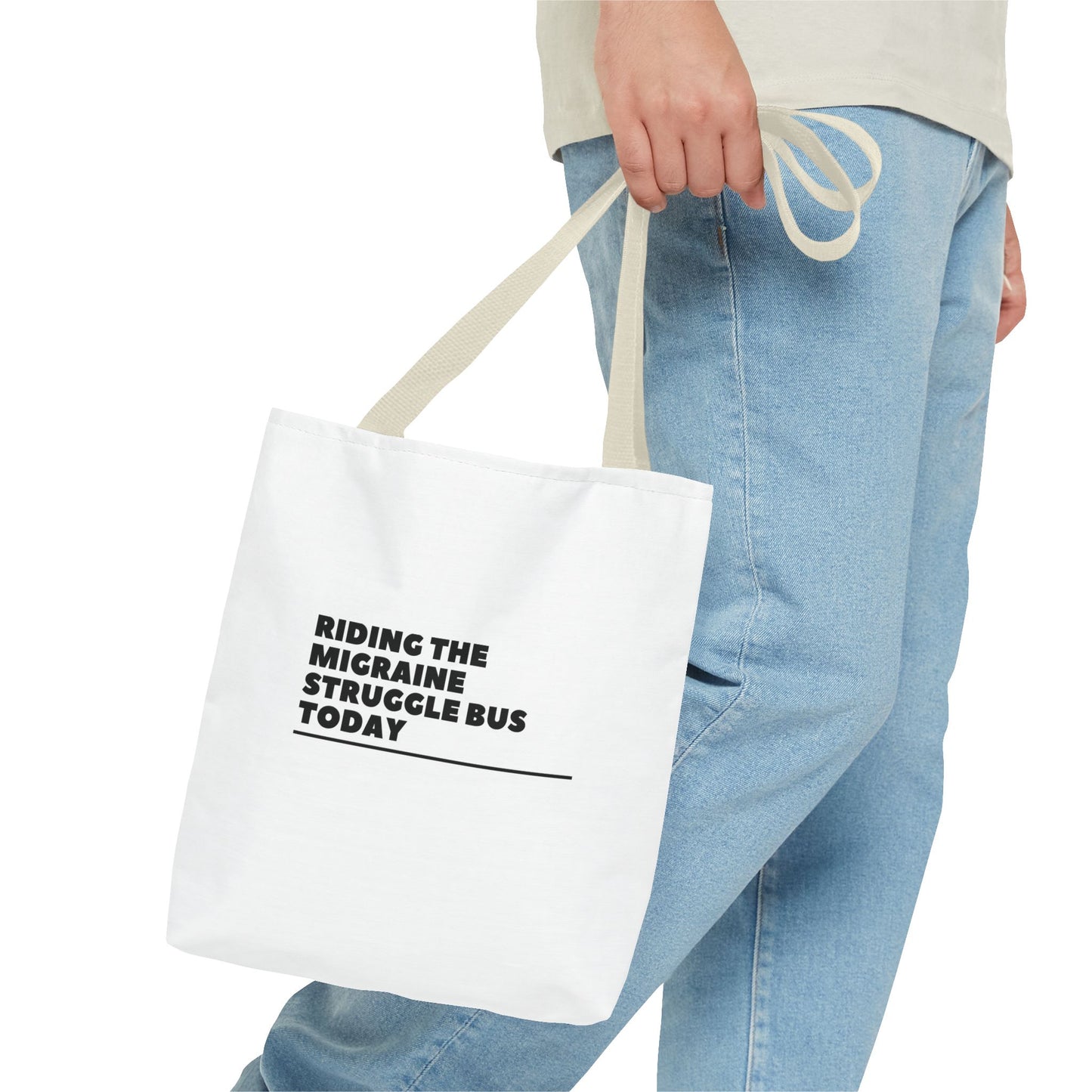 Unisex Migraine Day Invisible Illness Warrior Tote Bag