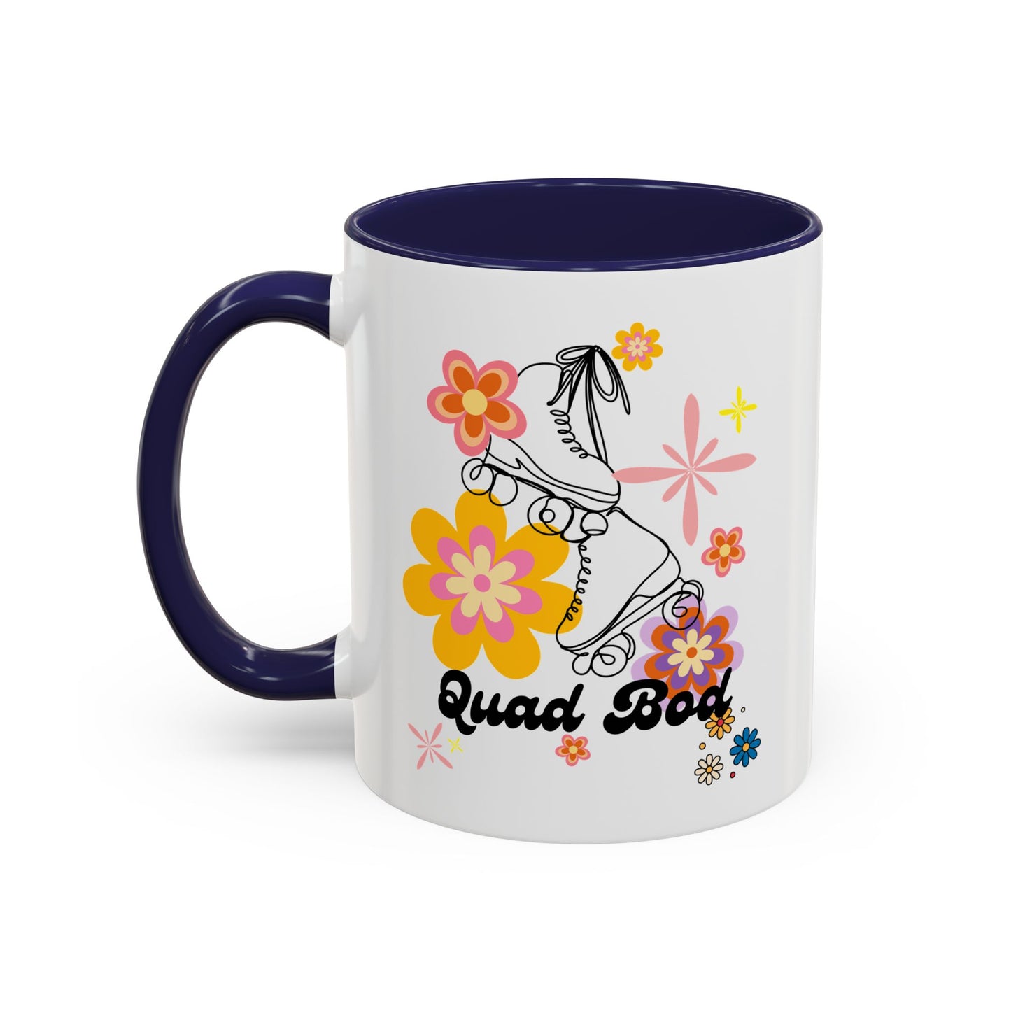11oz/15oz Retro Vibes Roller Skate Quad Bod Coffee Mug