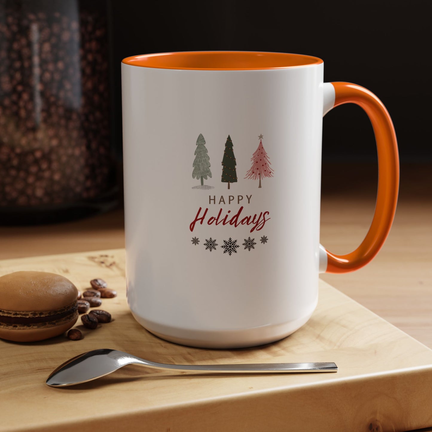 11oz/15oz Happy Holidays Seasons Greetings Fall Coffee Mug