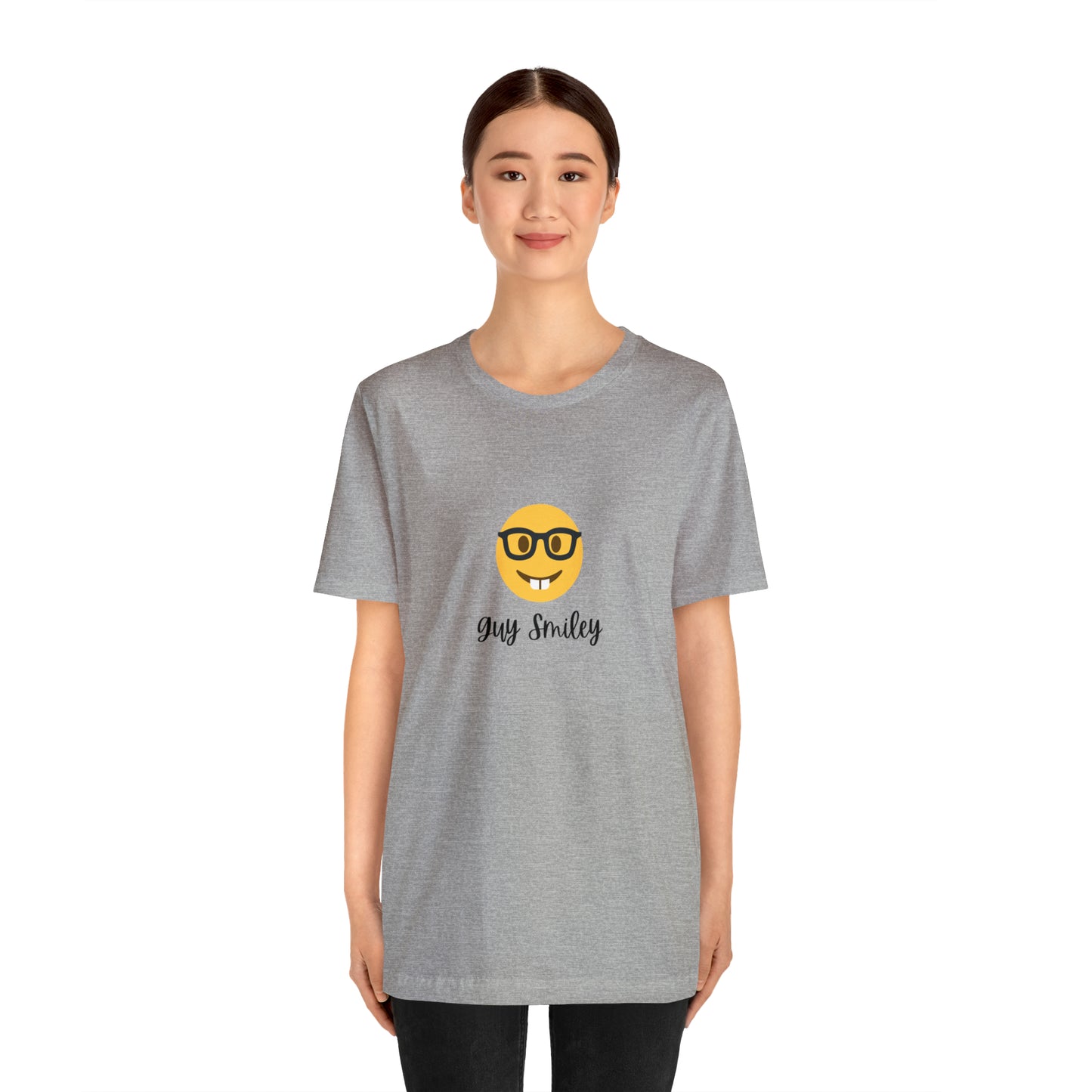 Unisex Jersey Short Sleeve Guy Smiley T-Shirt