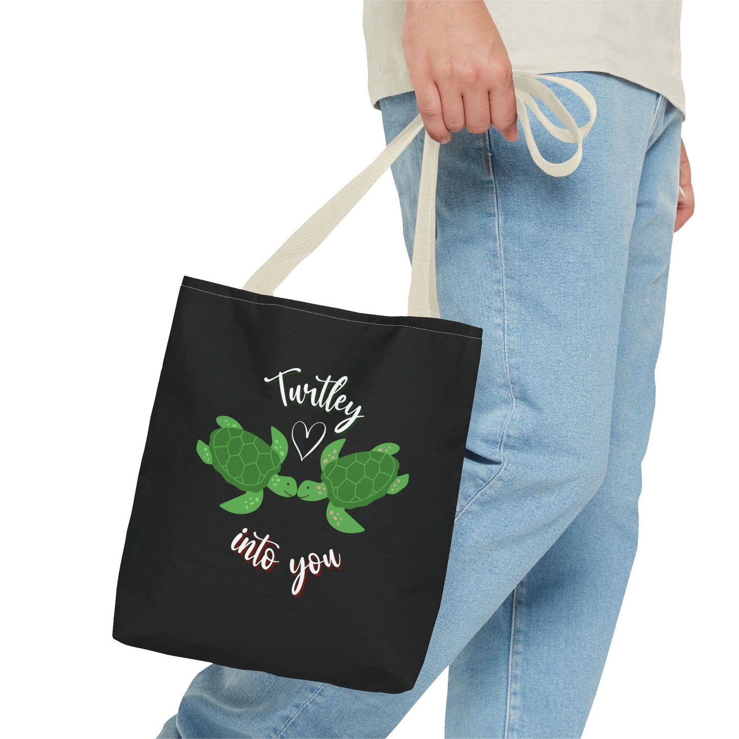 Unisex Cute Turtle Lover Turtley Into You Tote Bag