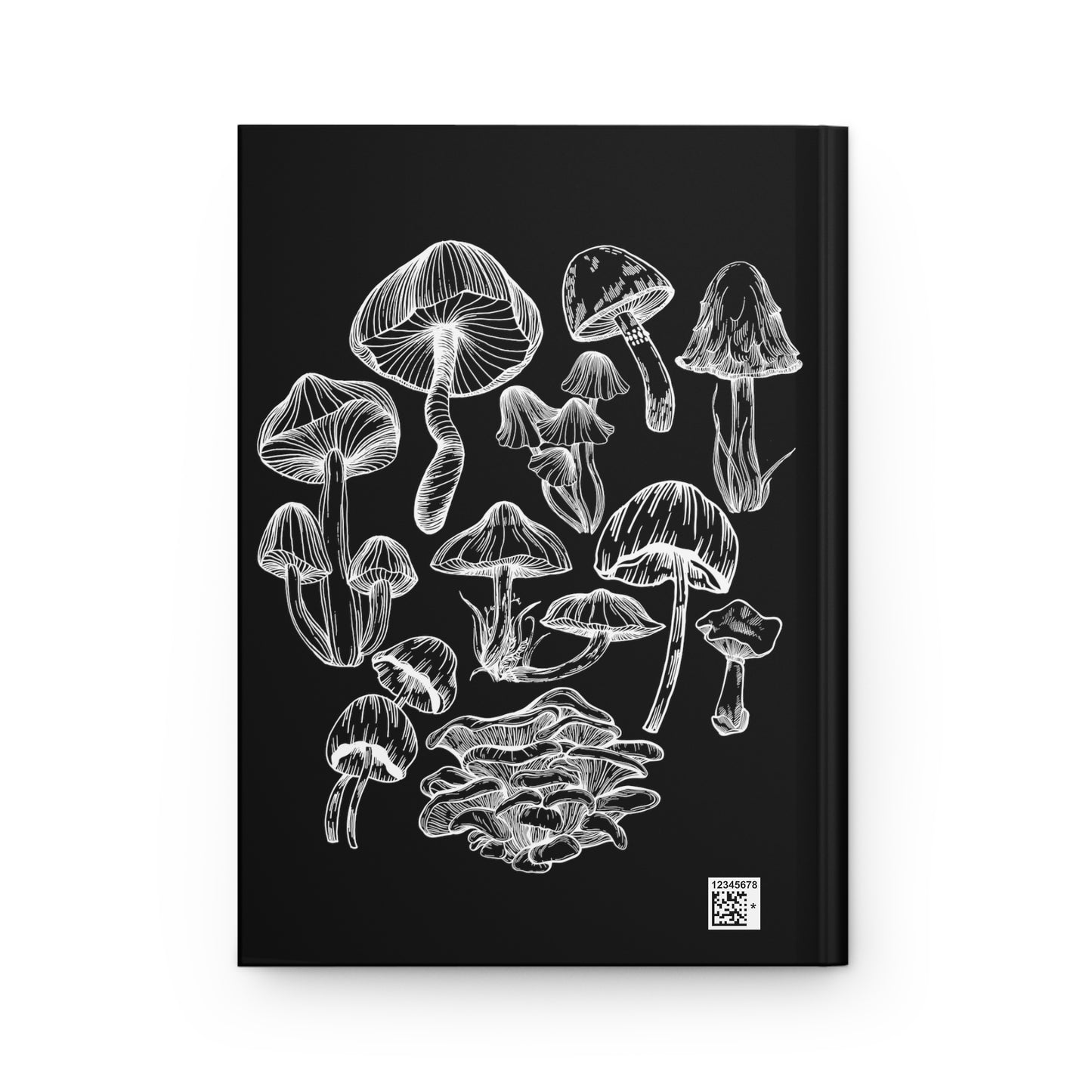 Hardcover Journal Mushroom Lover Fungi Print Toadstool Hardcover Journal