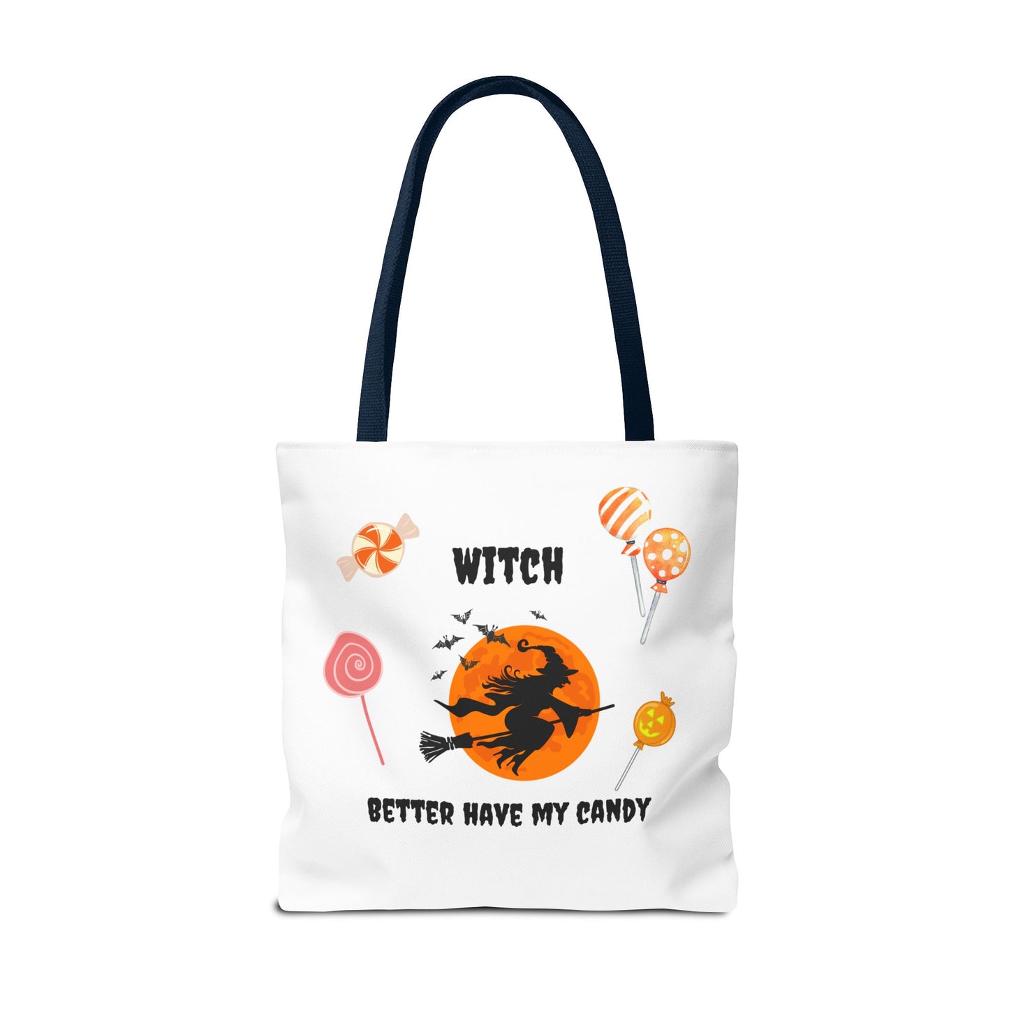 Halloween Tote Bag Spooky Season Trick or Treating Candy Bag Fall Themed Reusable Lunch Tote