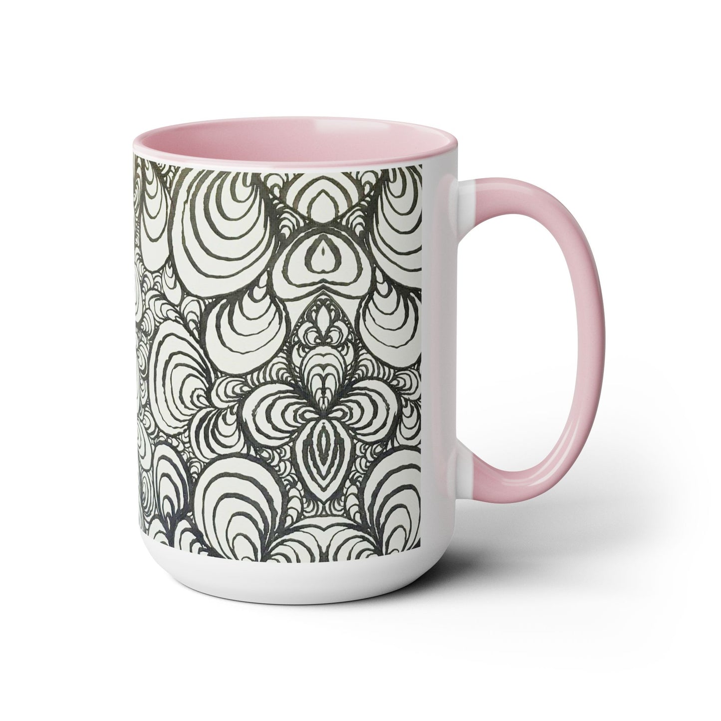 15oz Original Line Art Mug - Puzzle Panels 1