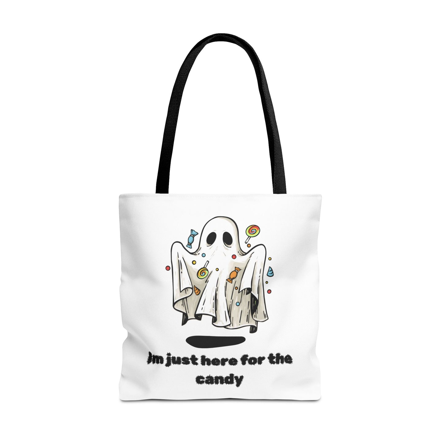 Cute Ghost Halloween Lover Spooky Season Trick or Treating Candy Bag Fall Themed Reusable Lunch Bag