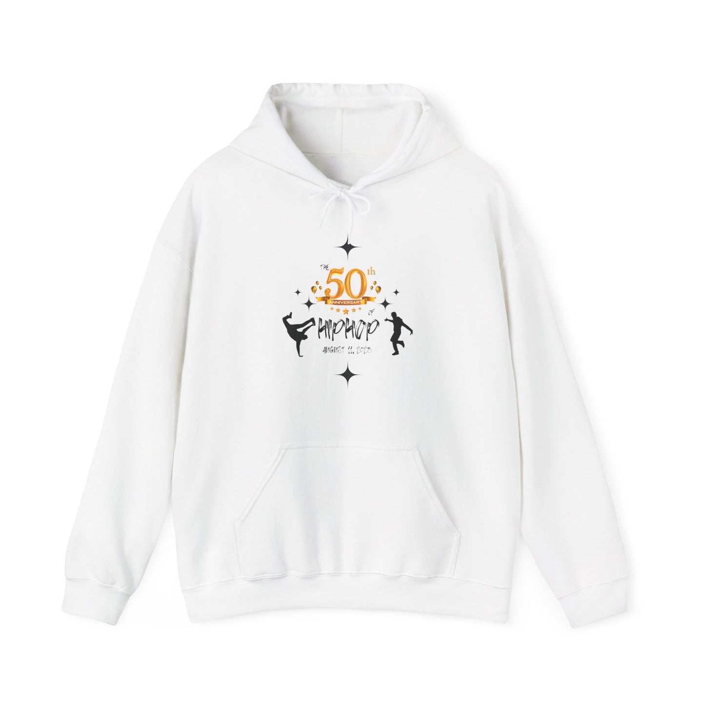 Unisex Heavy Blend™ 50th Anniversary of HipHop August 11, 2023 Commemorate 50 Years Hooded Sweatshirt
