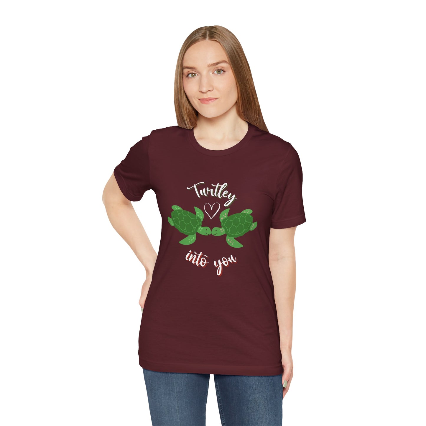 Unisex Cute Turtle Lover Turtley Into You T-Shirt