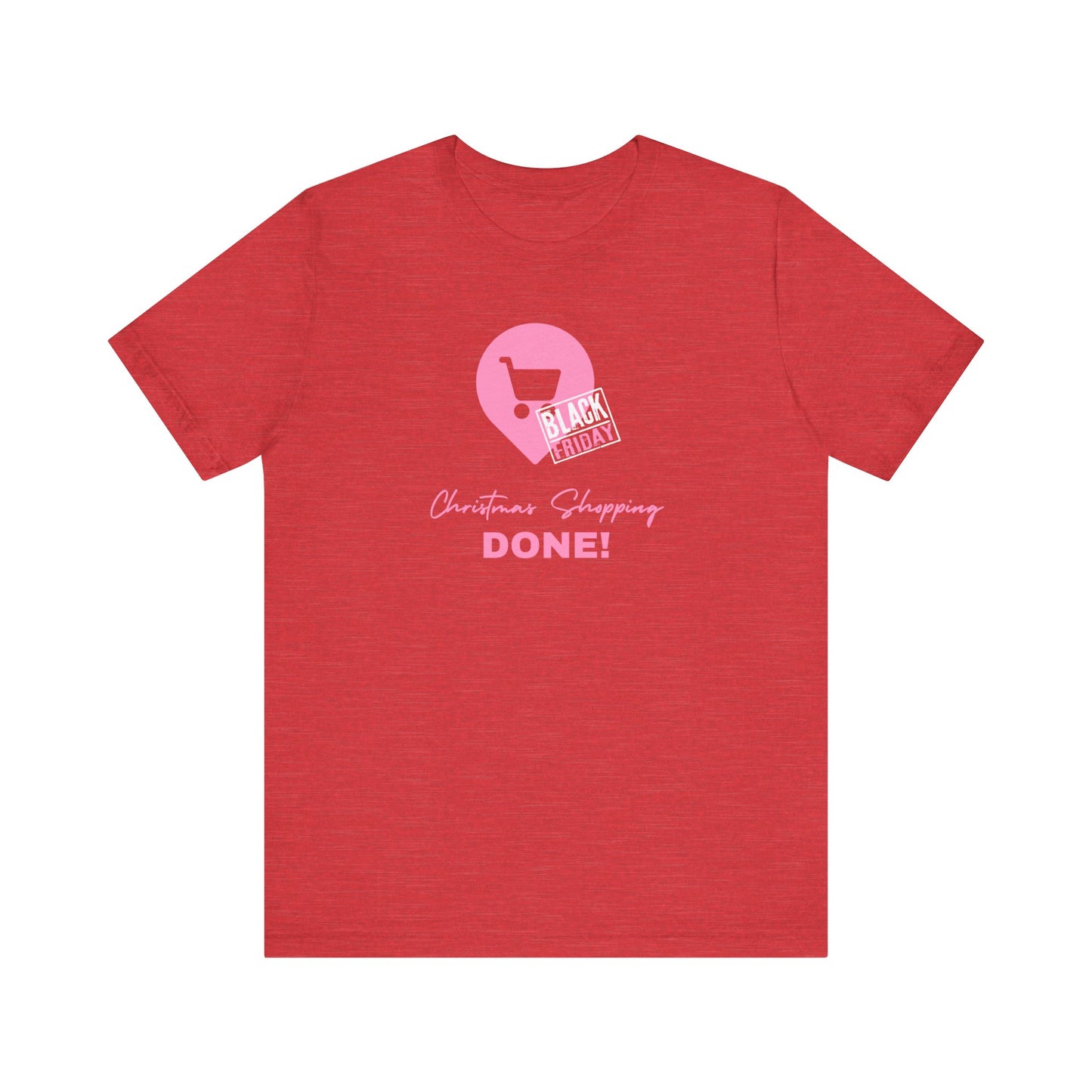 Unisex Jersey Short Sleeve Black Friday Christmas Shopping T-Shirt