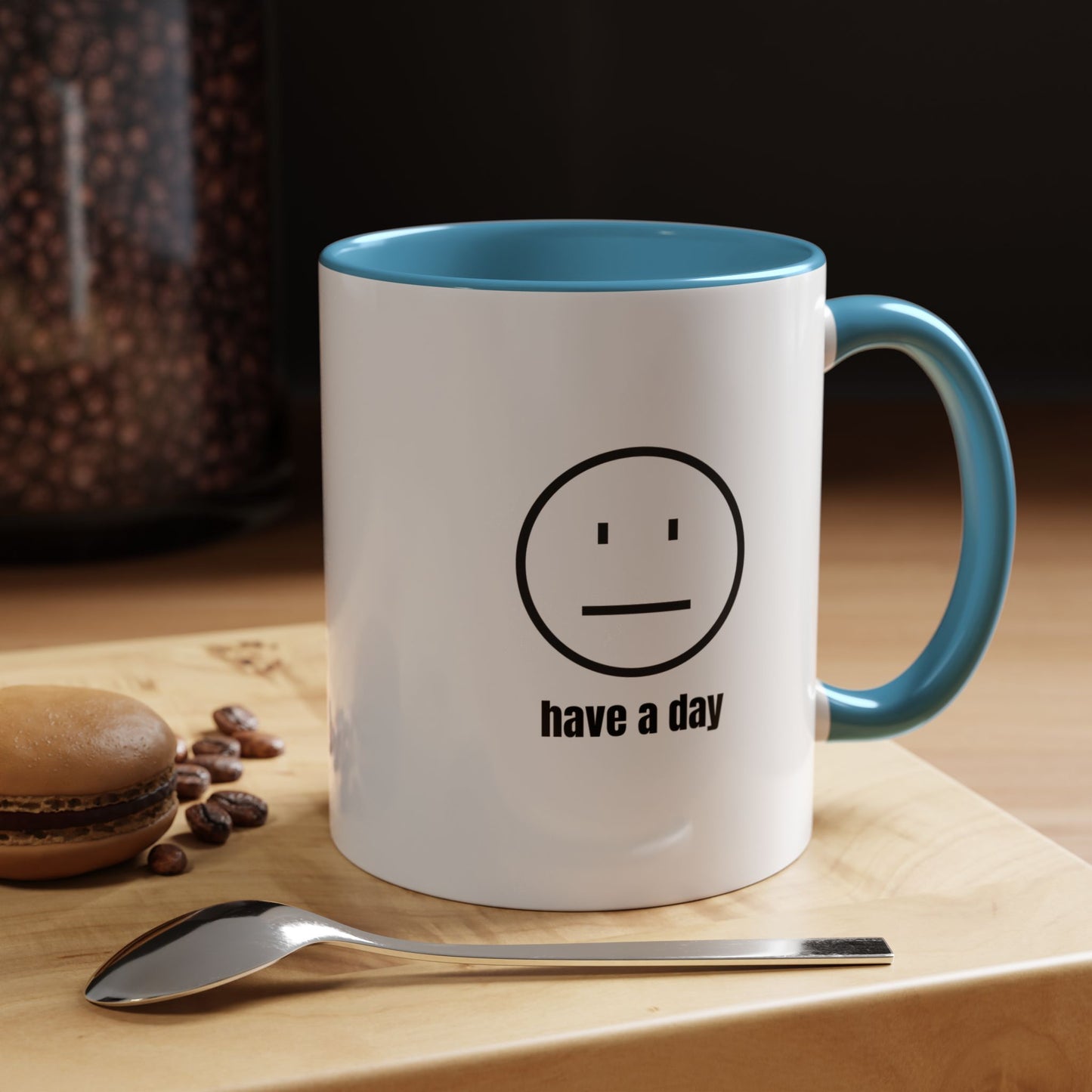11oz/15oz Straight Face Have A Day Coffee Mug